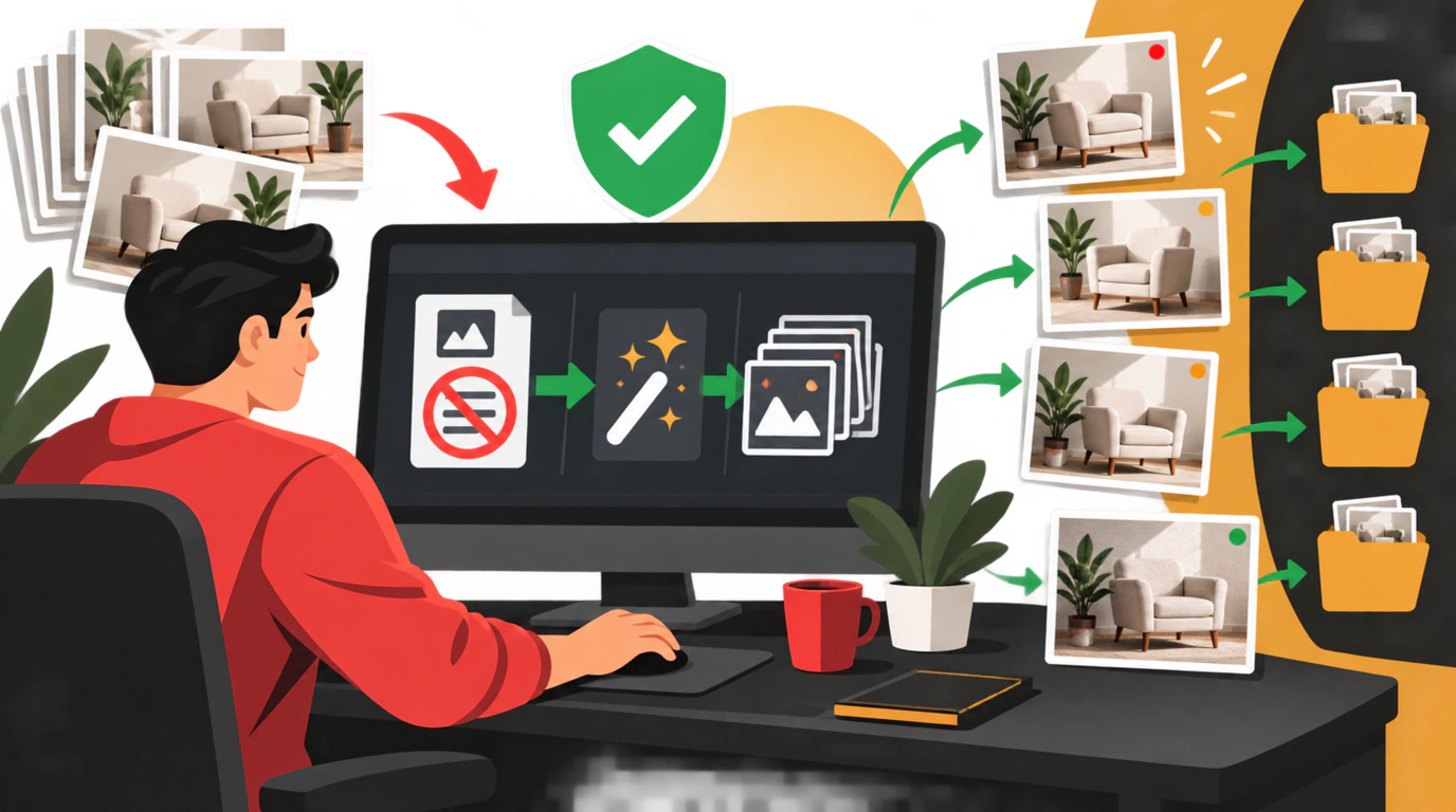 Как пакетно обрабатывать фотографии для объявлений