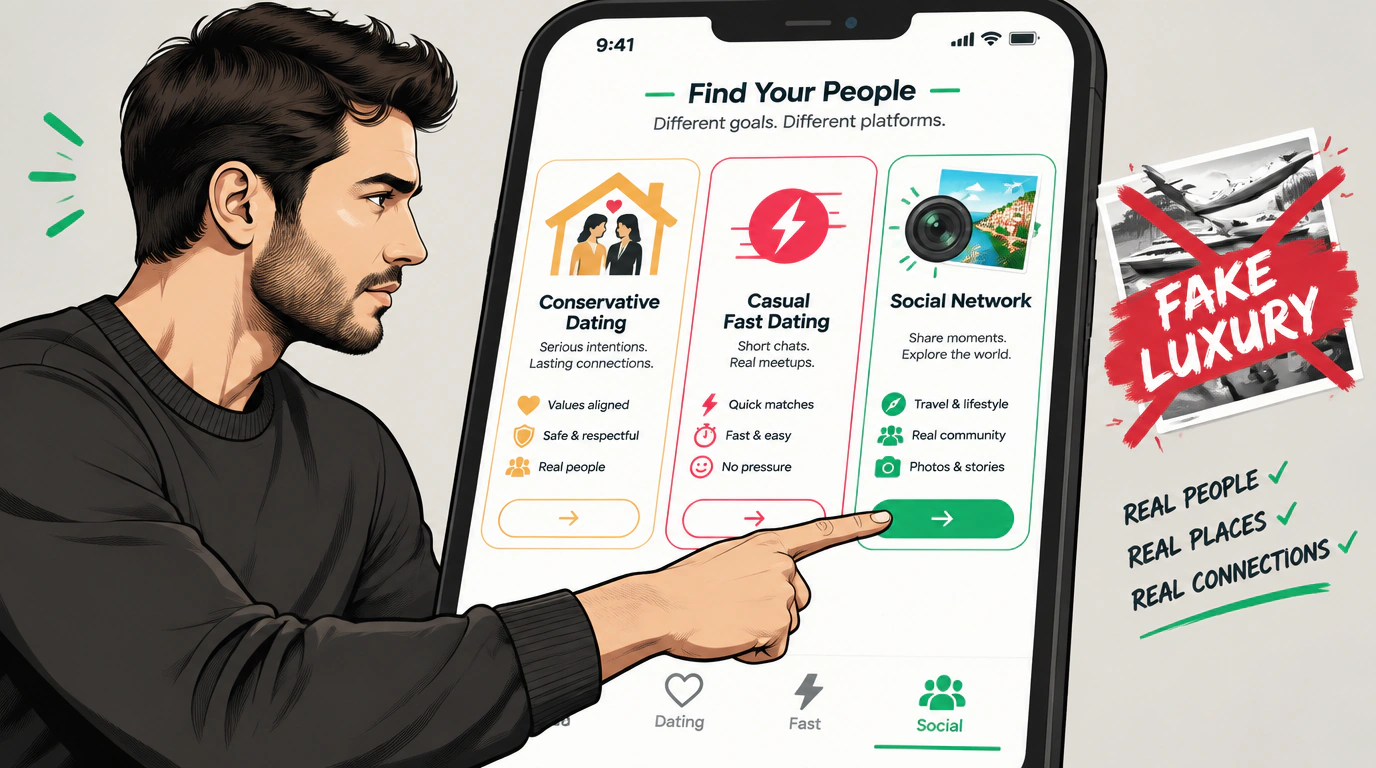 Выбор платформы: от сайтов знакомств до социальных сетей