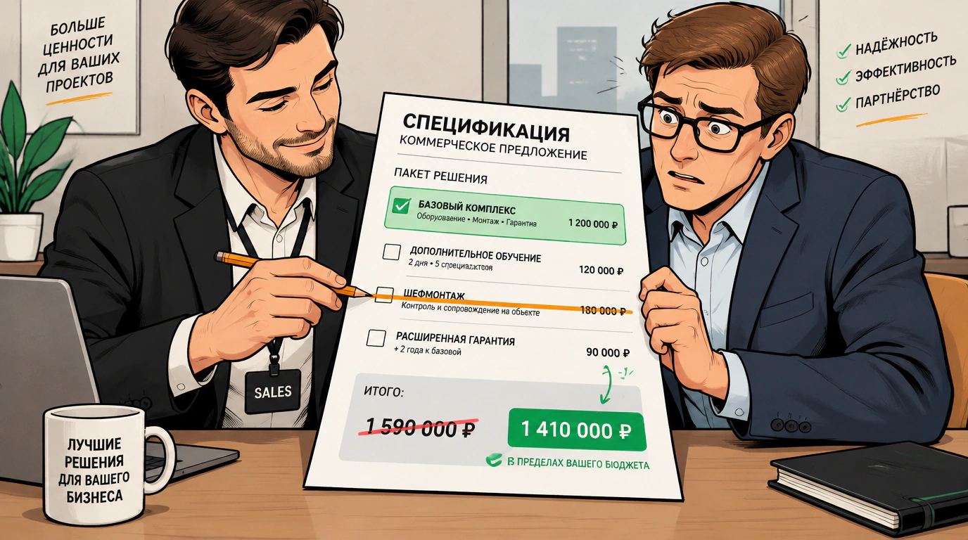 Игра товаром и инерцией: модификация комплектации и условий