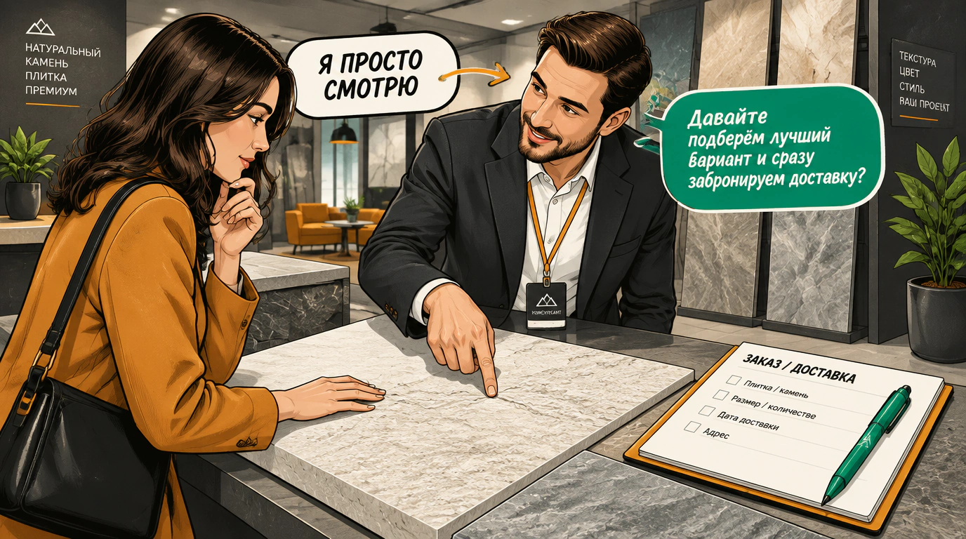 Работа в зале, преодоление барьеров и дожим сделки