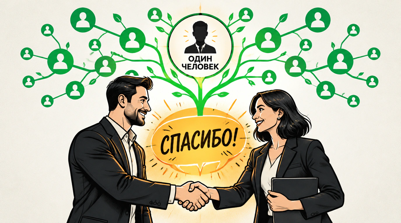 Каскадный сбор рекомендаций и реферальная система