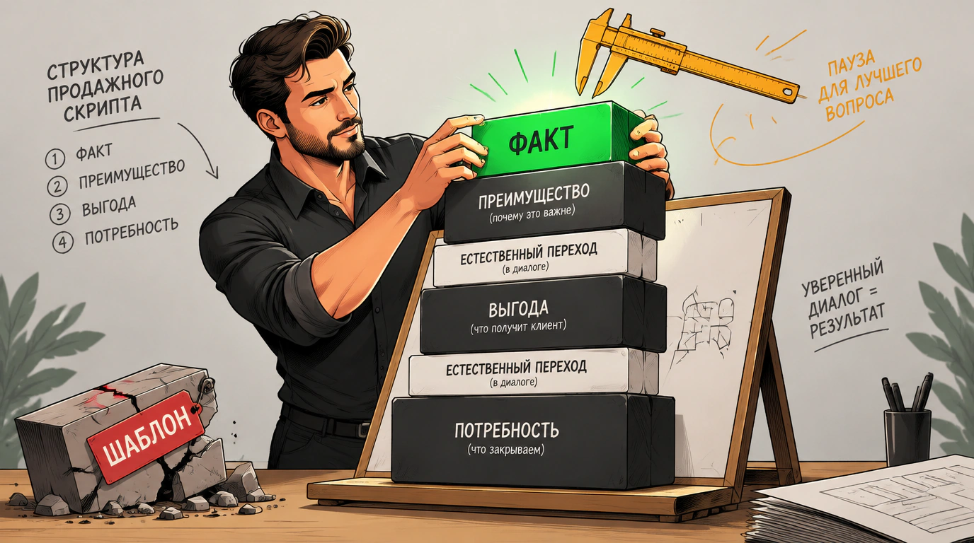 Анатомия продающего скрипта и правила адаптации под себя