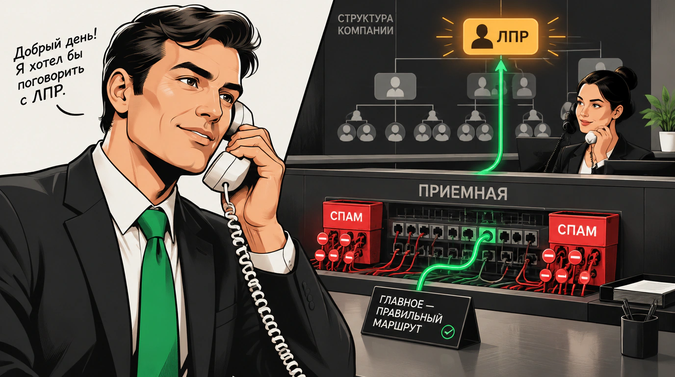 Прохождение барьеров «По какому вопросу» и поиск ЛПР