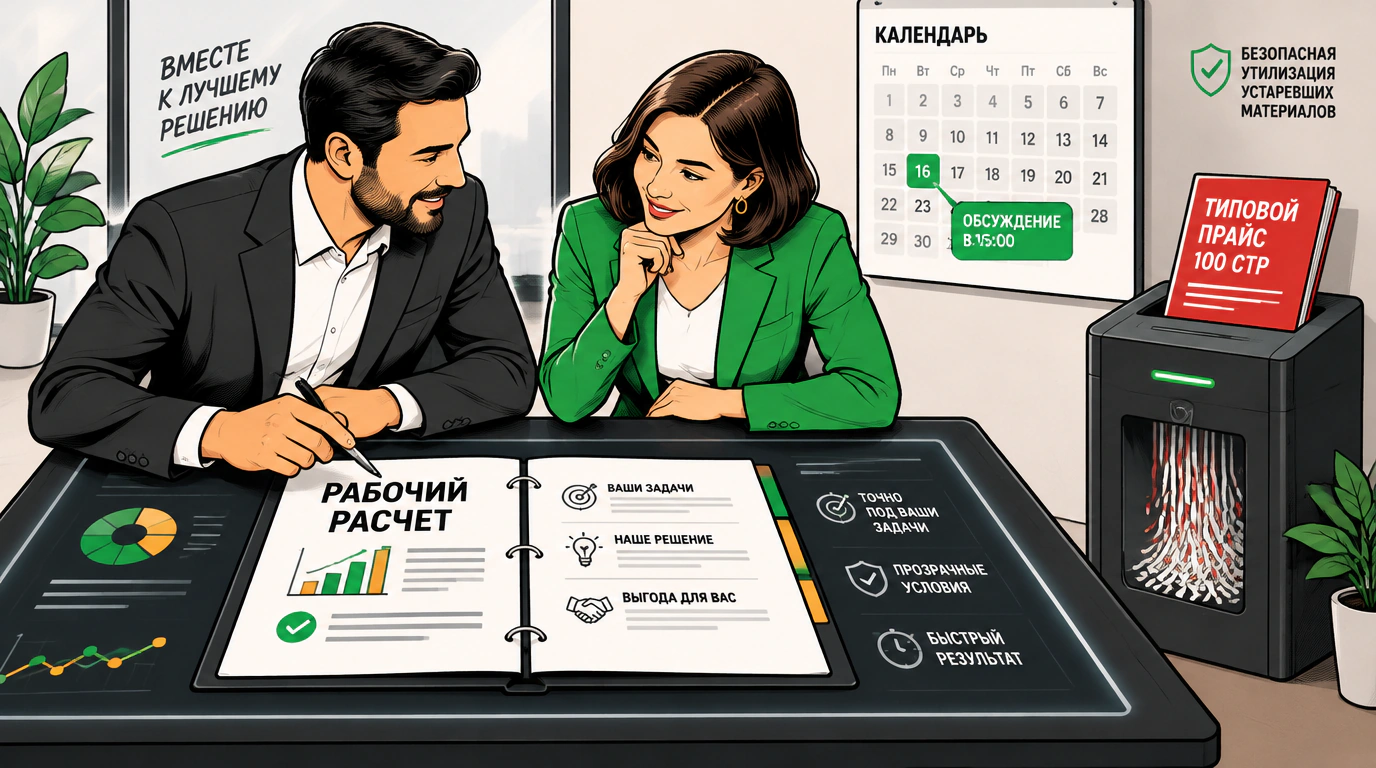 Преодоление отговорки «Пришлите коммерческое предложение»
