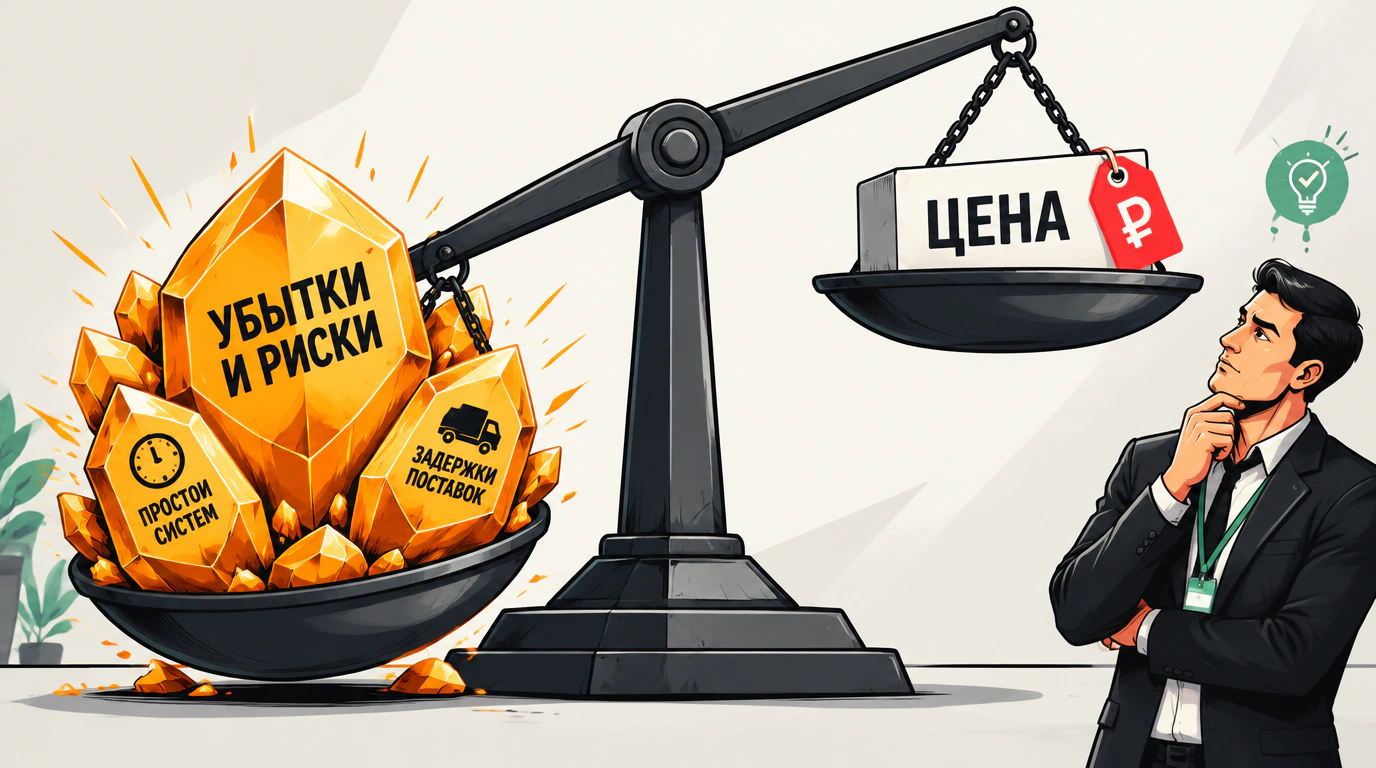 Весы ценности: соотношение проблемы и стоимости решения