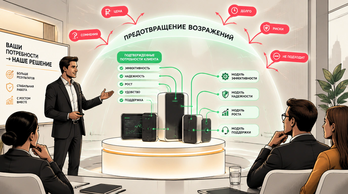 Демонстрация возможностей и предотвращение возражений