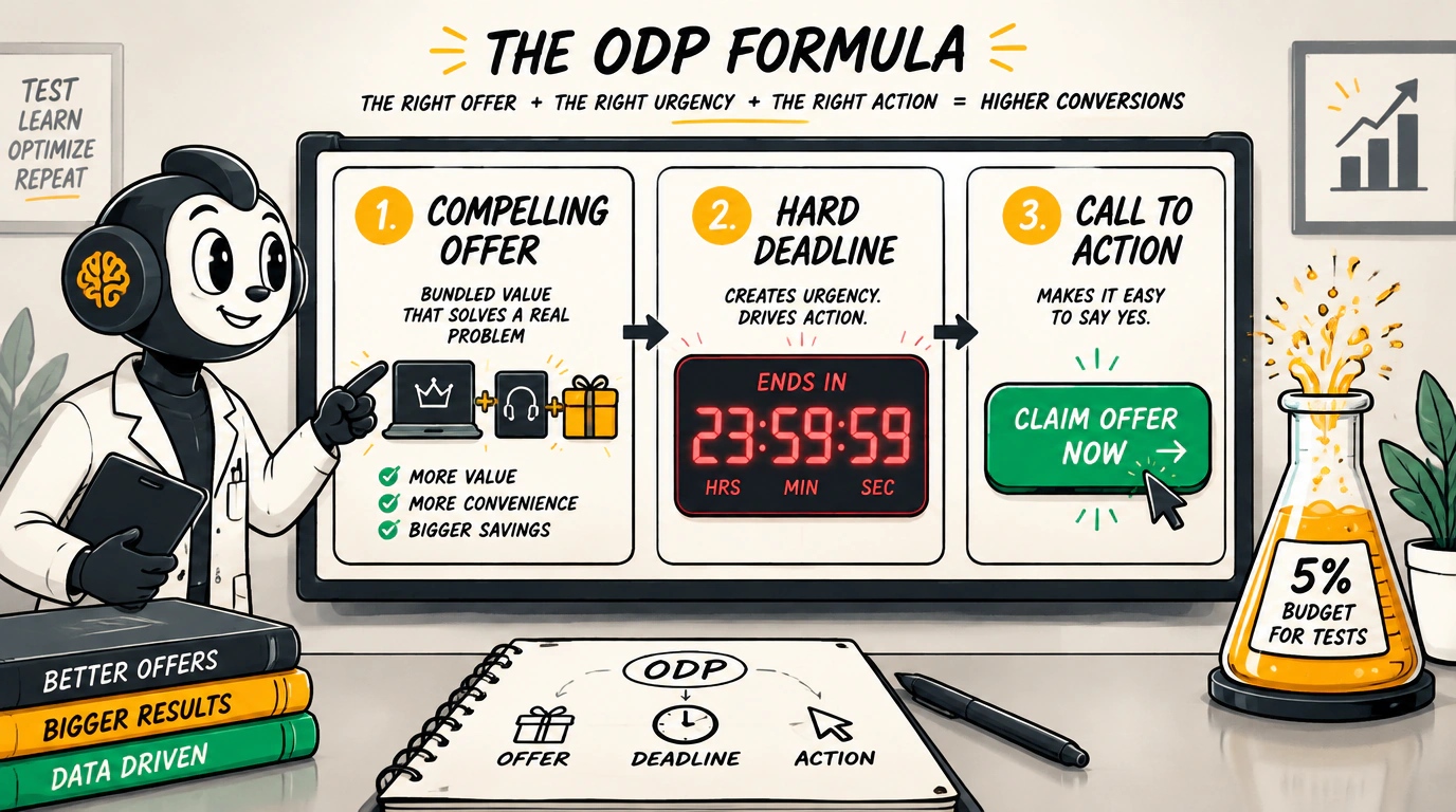 Офферы ОДП, разработка УТП и маркетинг-эксперименты