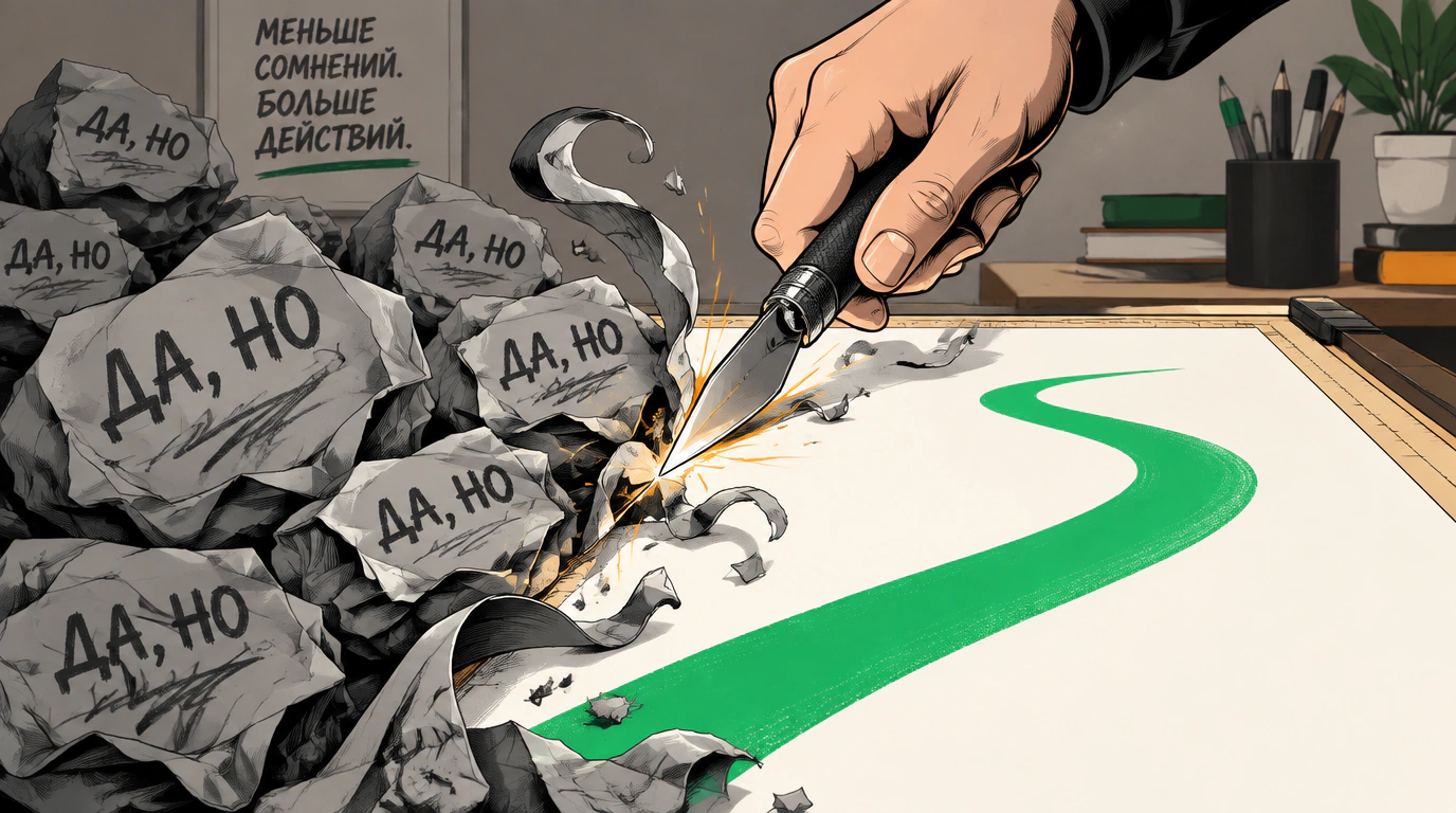 Чистый лист и отсечение лишнего