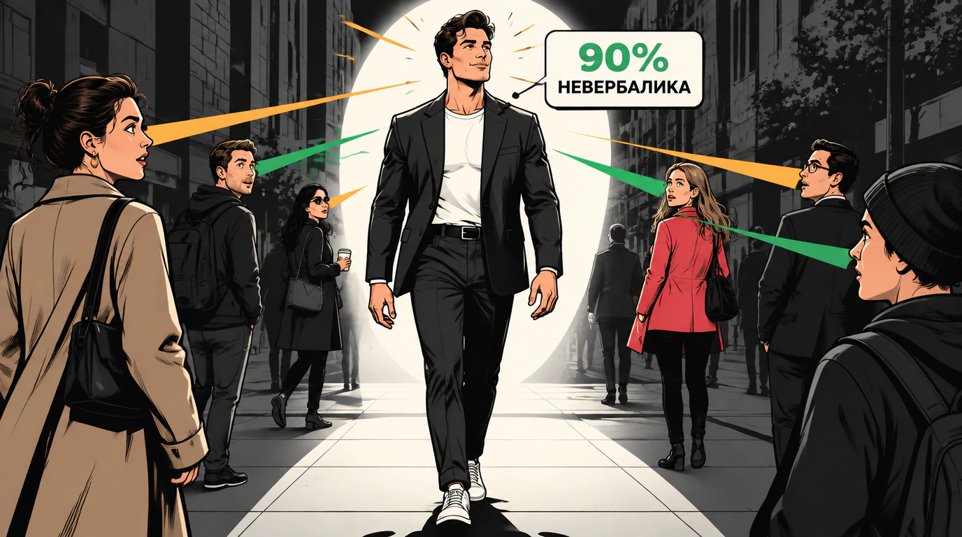 Невербалика и привлечение первичного внимания