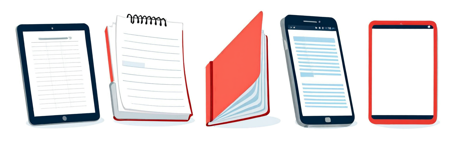 Иллюстрация NotebookLM, превращающего документы в видео, карточки и инфографику