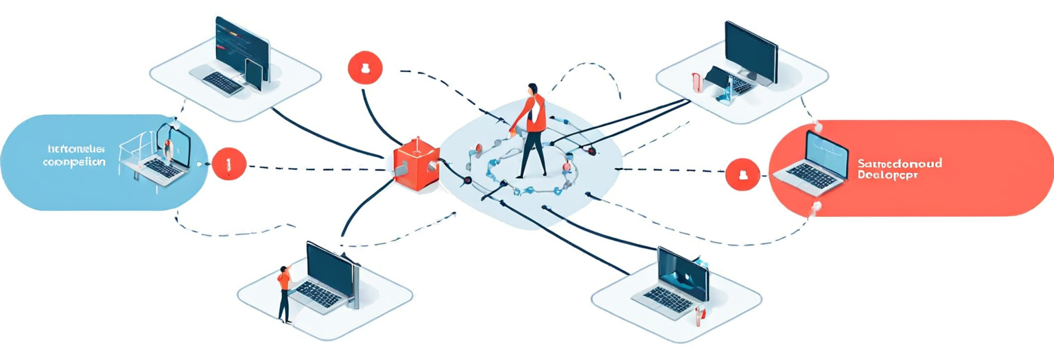 Иллюстрация к статье об автономных кодинг-агентах Prime Agent, Freebuff и Hermes v0.20