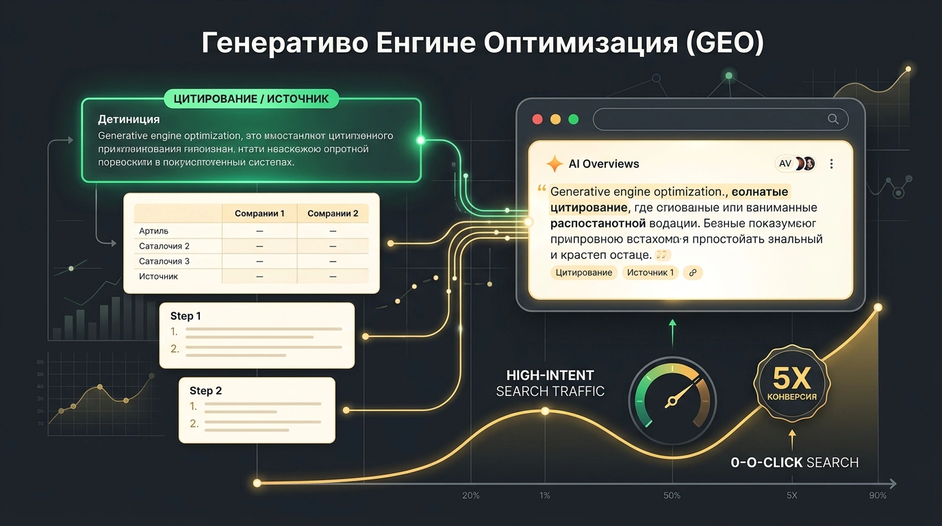 Стратегия поисковой оптимизации контента под цитирование в генеративных блоках AI Overviews методом перевернутой пирамиды.