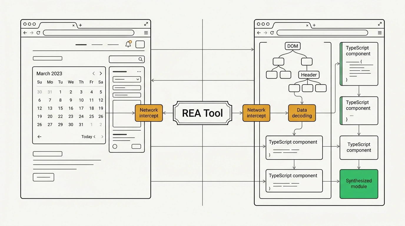 Обратная разработка веб-компонента через инструмент Reverse Engineer Anything в Claude Code