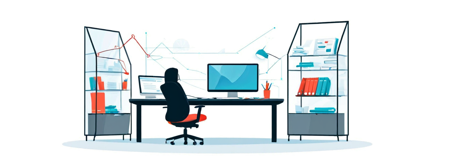 Иллюстрация к статье о технологии Computer Use, автономном управлении приложениями и экономике ИИ-сотрудников