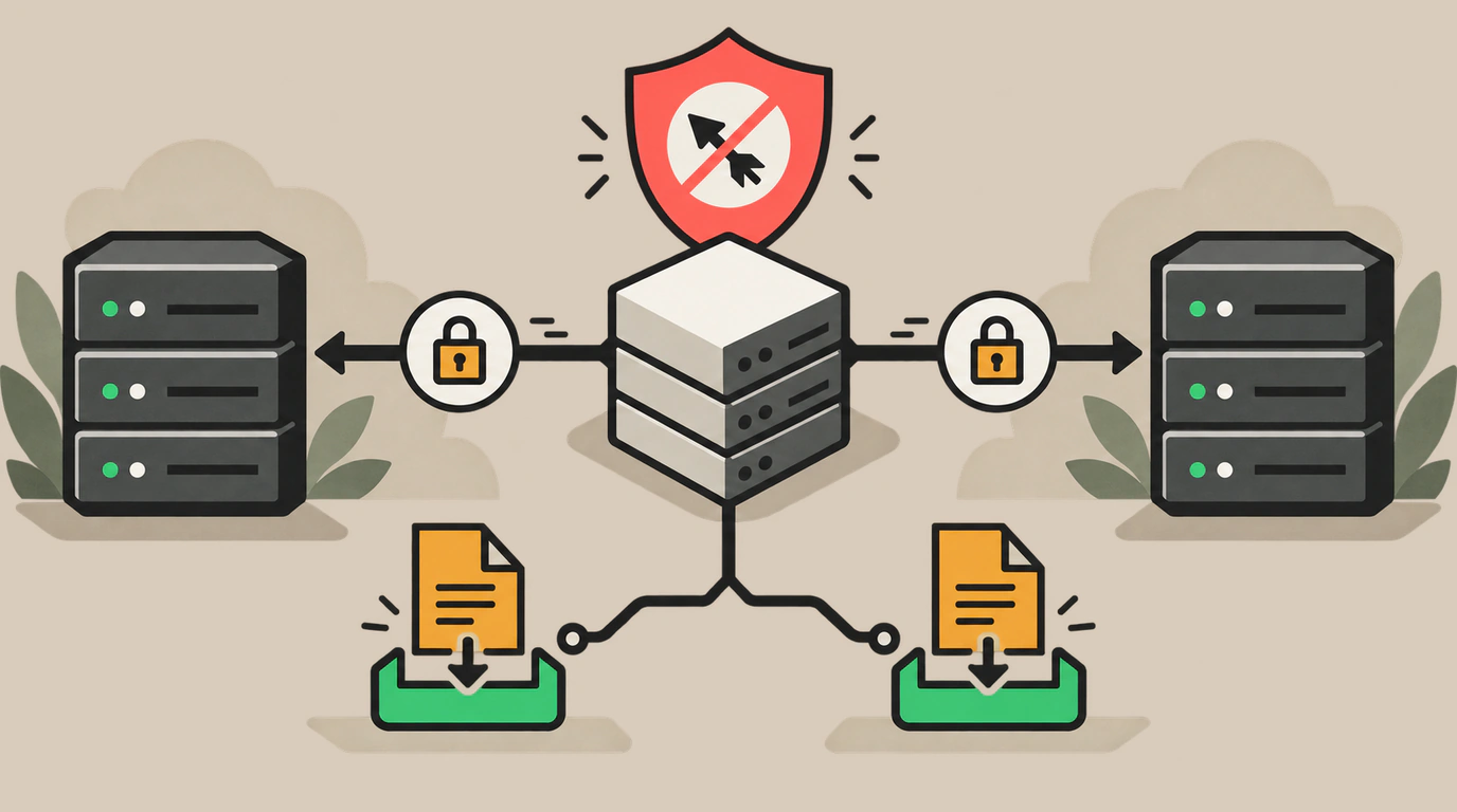 Схема единого серверного слоя с защищёнными cookie, CSRF-защитой и загрузкой файлов для двух адаптеров.
